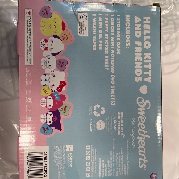 Sanrio Hello Kitty Mini Desk Essentials Case - Pink and Red - Picture 3 of 3